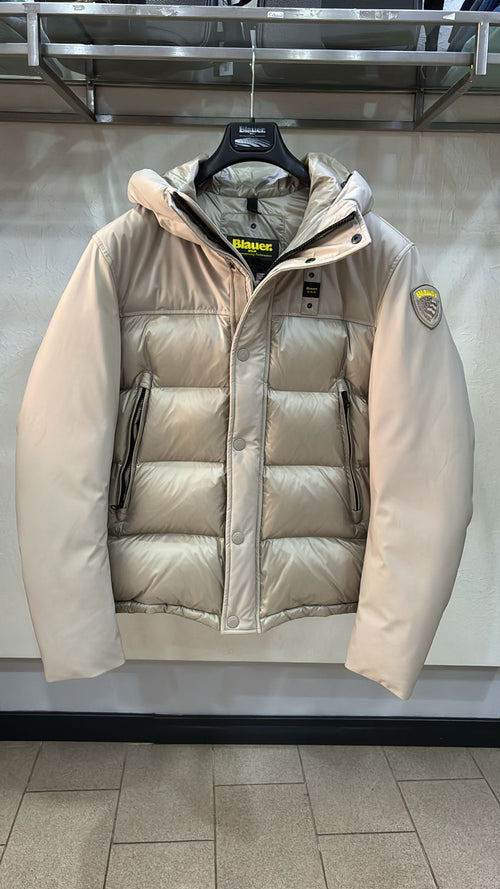 Blauer Brook giubbotto uomo beige – foto reale