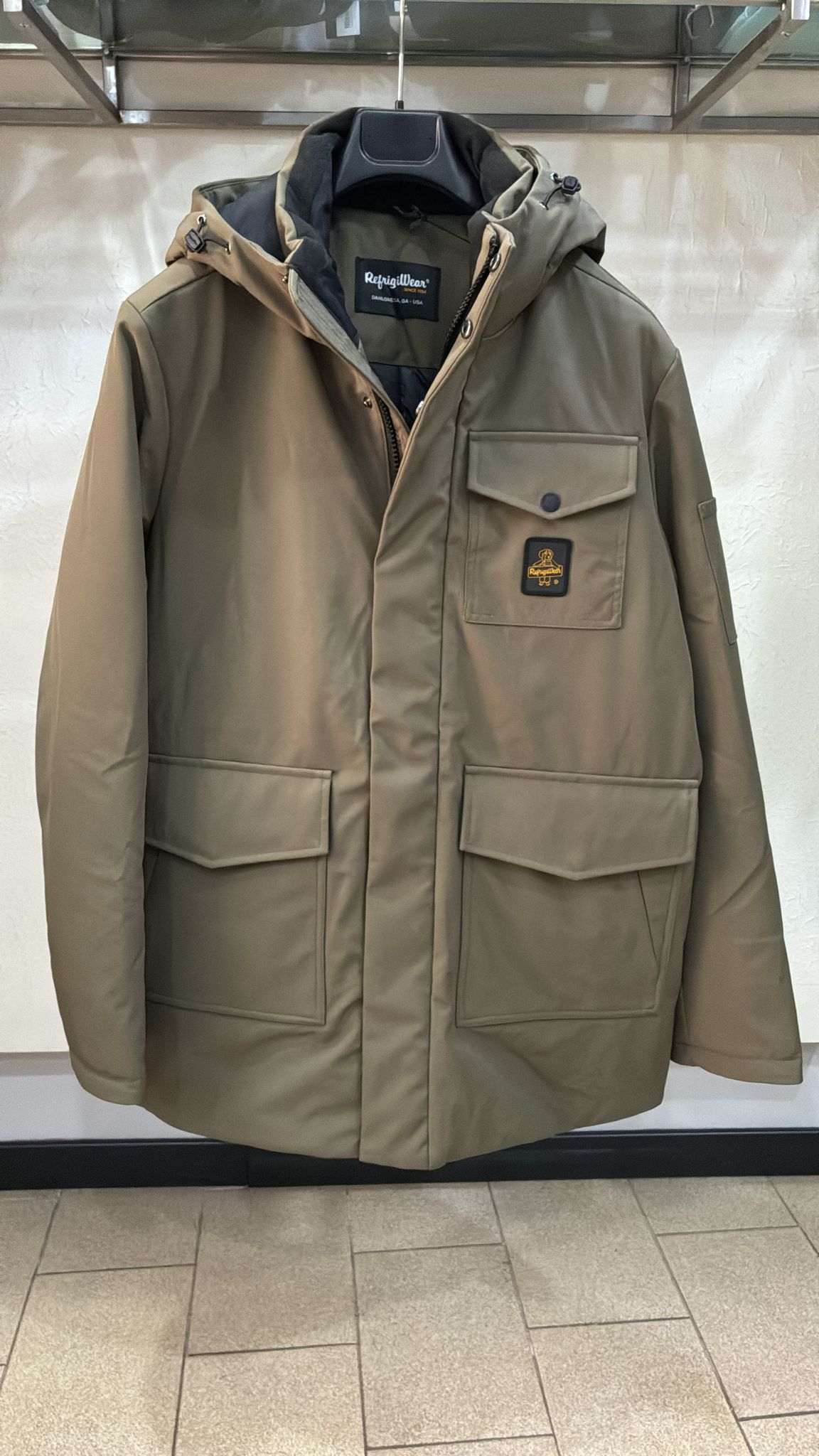 RefrigiWear Linneo Jacket uomo tortora – foto reale