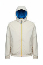 K-Way Jake Eco Plus Double Beige/Blue – vista frontale