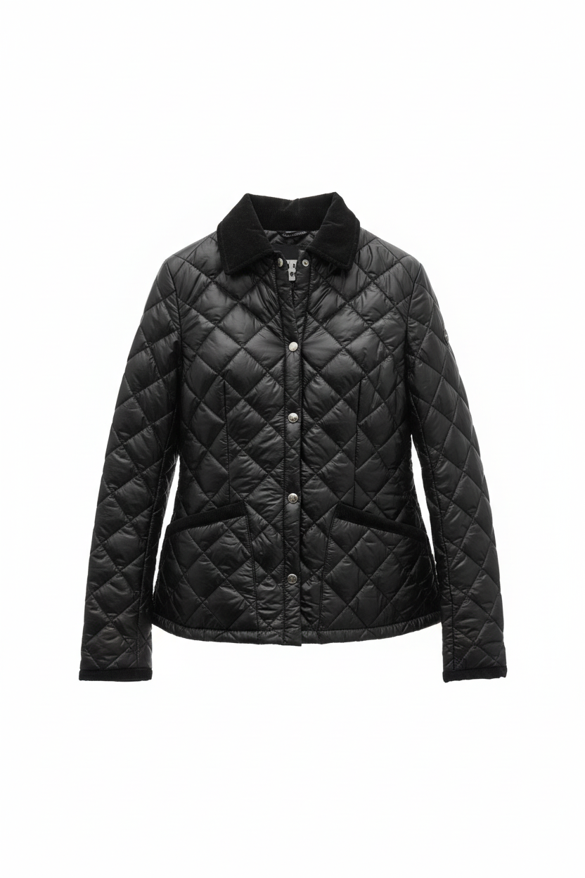 Husky Elizabeth C002 Black - giacca trapuntata donna
