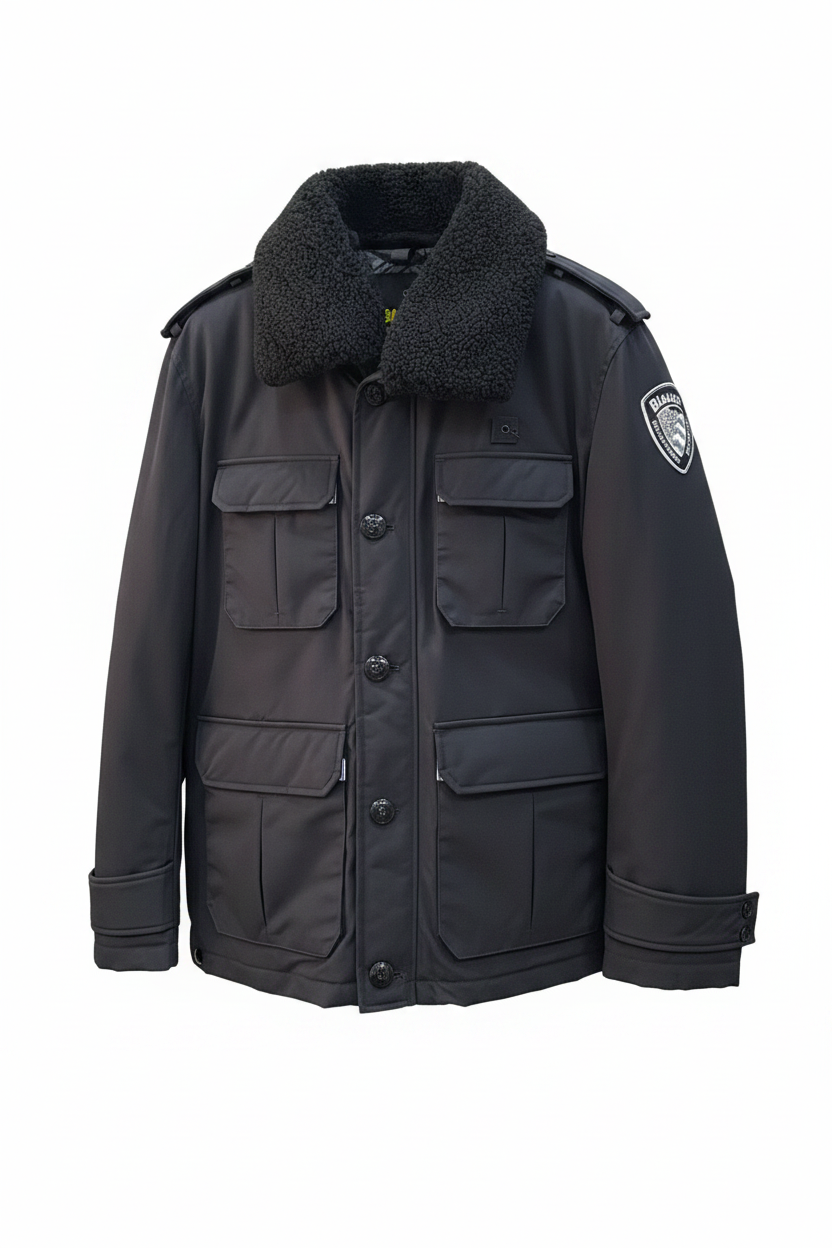 Blauer Nims giacca uomo antracite – vista frontale sfondo bianco