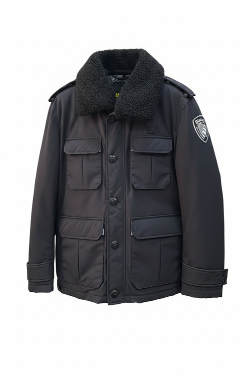 Blauer Nims giacca uomo antracite – vista frontale sfondo bianco