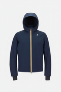 K-Way Jacko Bonded Jersey Blue Depth – vista frontale