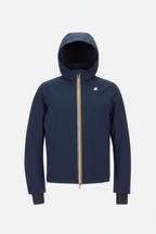 K-Way Jacko Bonded Jersey Blue Depth – vista frontale