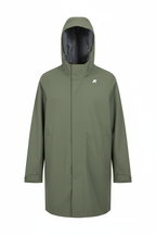 K-Way Tommy Stretch 2L Parka Uomo Green Lichen - vista frontale