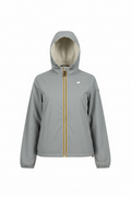 K-Way Jake Double Interlock Giacca Donna Grey Frost - vista frontale