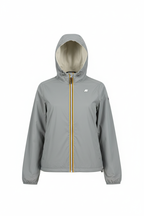 K-Way Jake Double Interlock Giacca Donna Grey Frost - vista frontale