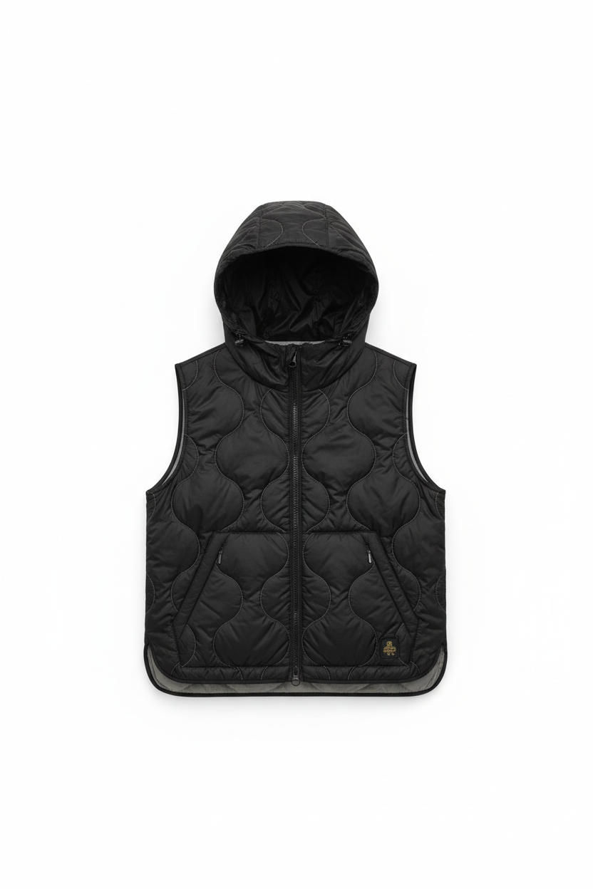 RefrigiWear Madie Vest W22100 - gilet donna trapuntato nero