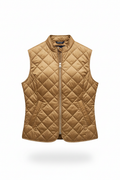 Husky Hailey C481 Bone Brown - gilet trapuntato donna
