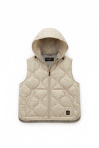 RefrigiWear Madie Vest W22100 - gilet donna trapuntato beige sabbia