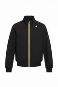 K-Way Arsene Bonded Jersey Giacca Uomo Black Pure - vista frontale