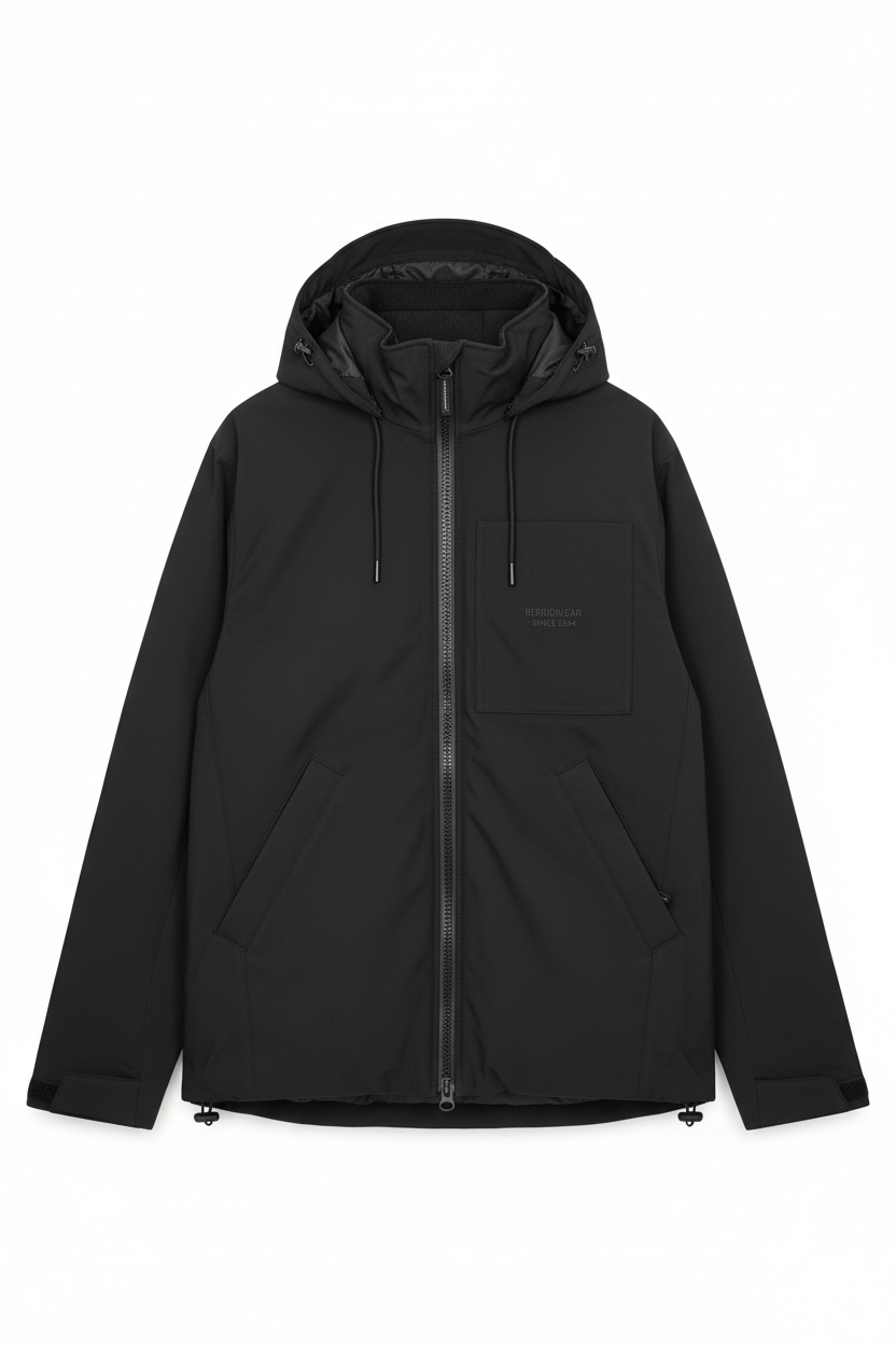 RefrigiWear Cosmo Jacket Nero – vista frontale