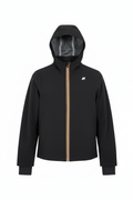 K-Way Jacko Bonded Jersey Giacca Uomo Black Pure - vista frontale