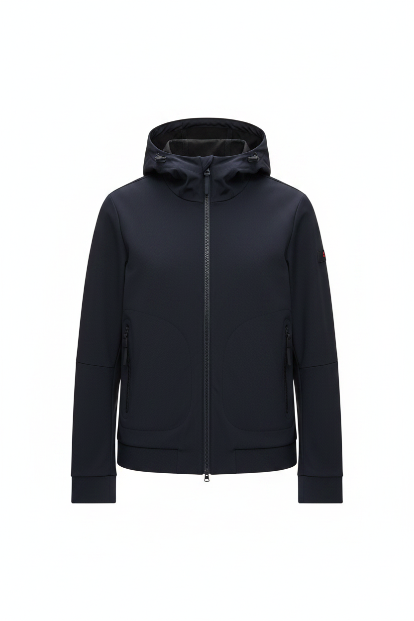 Peuterey Svalbard MDN giacca uomo blu navy – vista frontale sfondo bianco