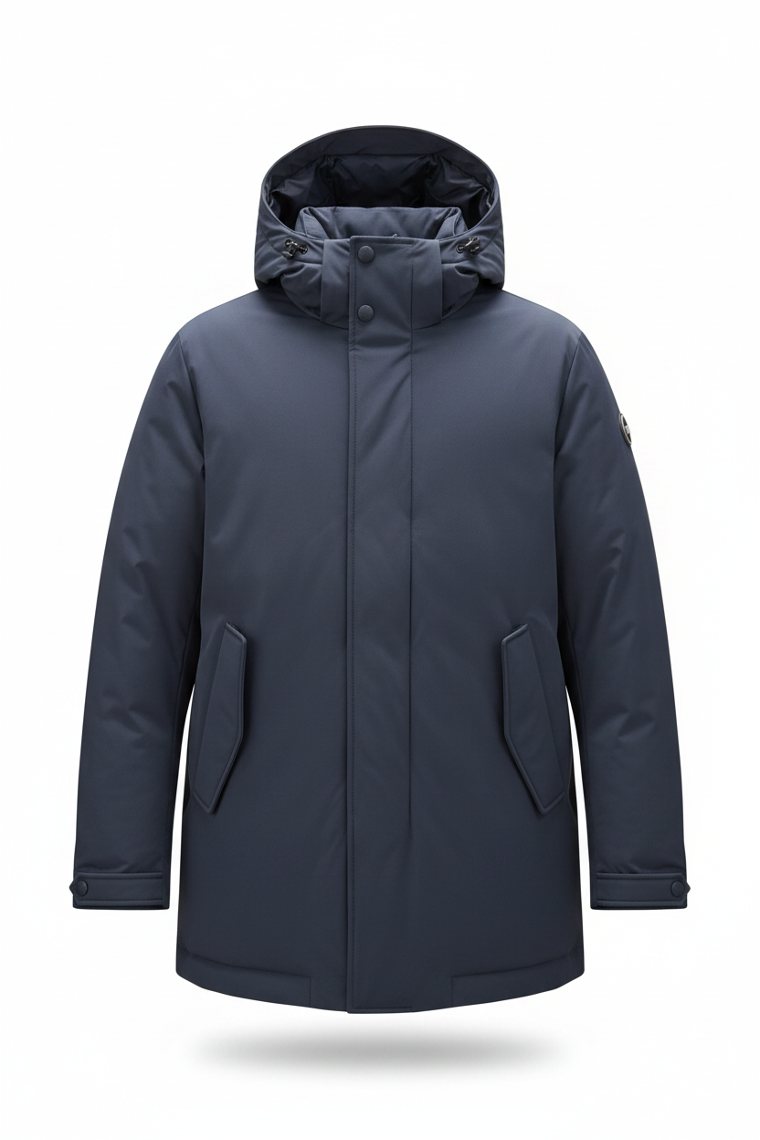 Colmar Endurance parka uomo blu navy – vista frontale sfondo bianco