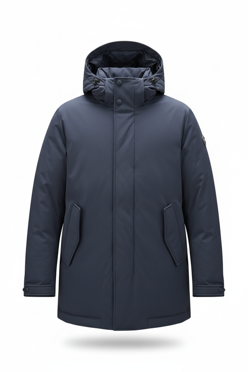 Colmar Endurance parka uomo blu navy – vista frontale sfondo bianco