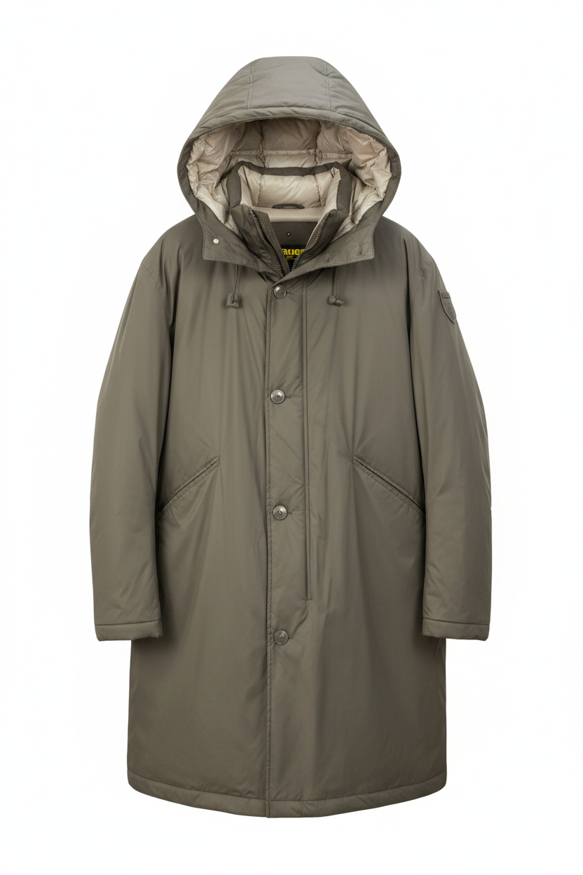 Blauer Faywood parka uomo khaki – vista frontale sfondo bianco