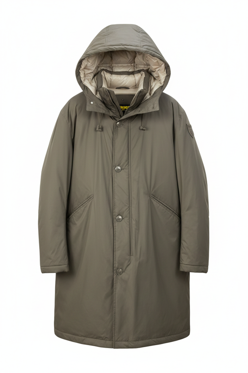 Blauer Faywood parka uomo khaki – vista frontale sfondo bianco