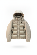 Blauer Brook giubbotto uomo beige – vista frontale sfondo bianco