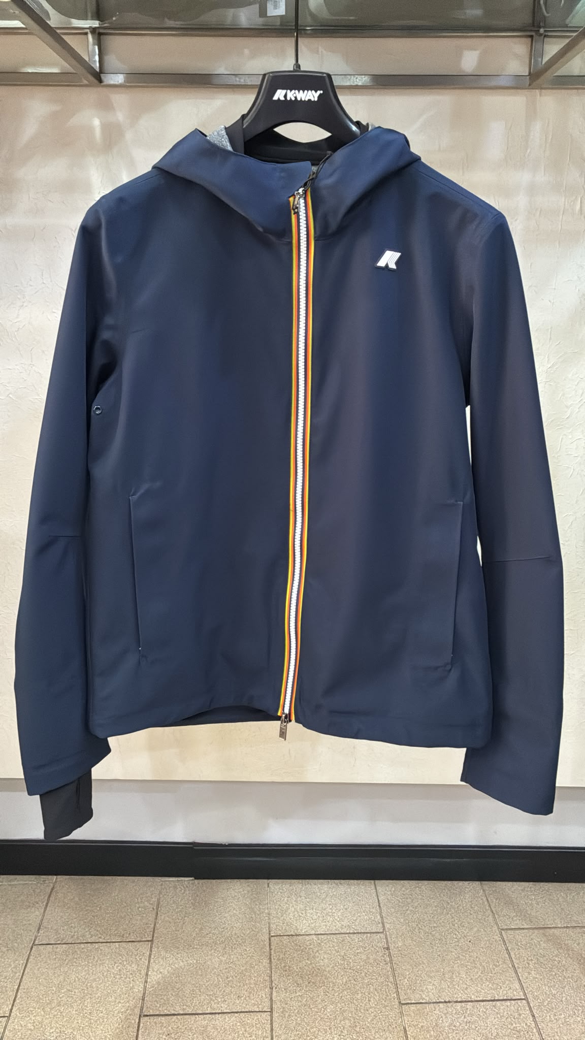 K-Way Jacko Bonded Jersey – Blue Depth