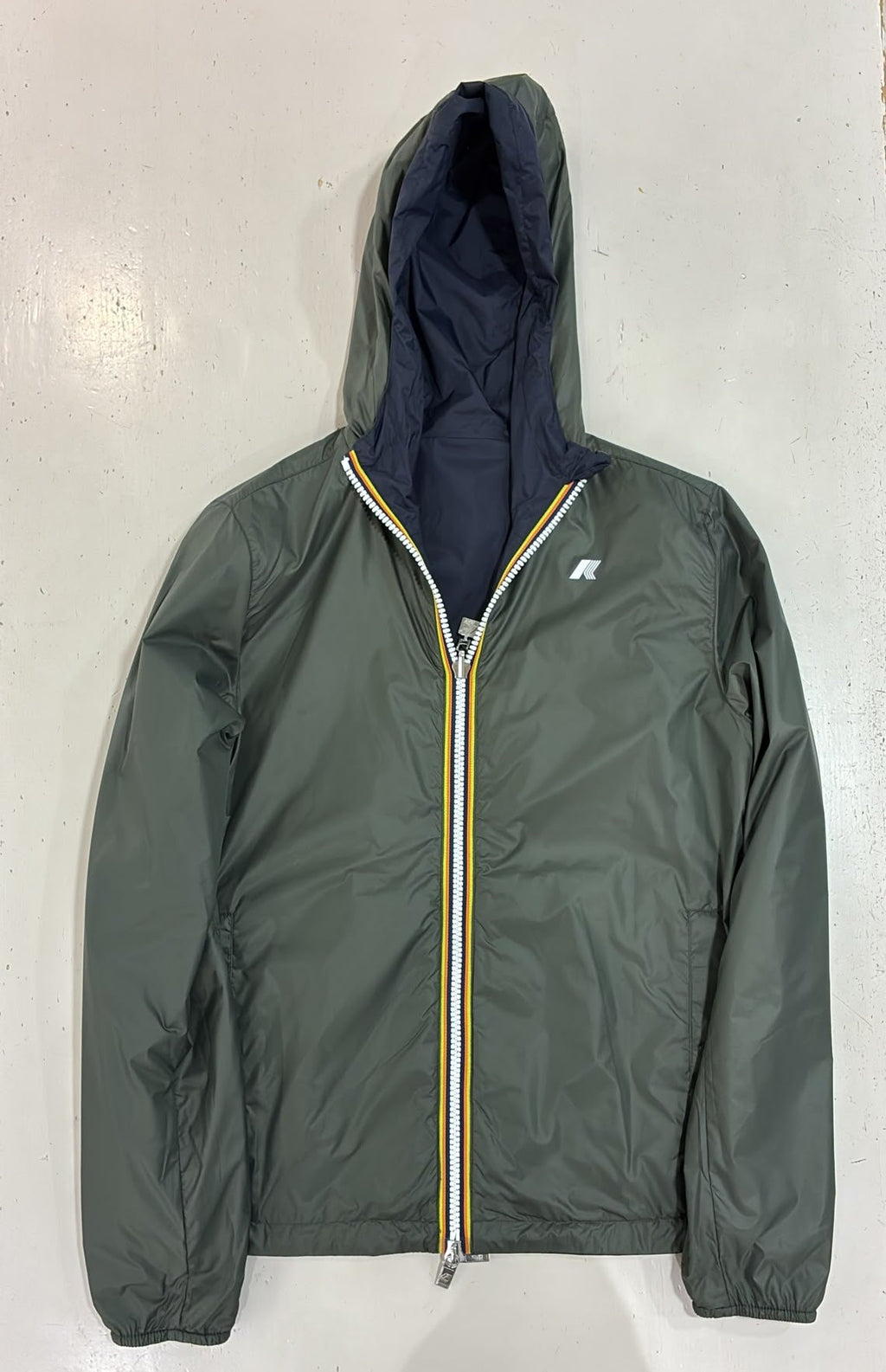 K-Way Jake Plus.2 Double foto reale verde militare